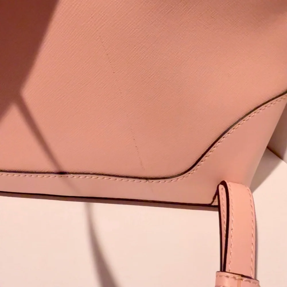 NEW Michael Michael Kors Harrison Medium Saffiano Leather Backpack Powder Pink N